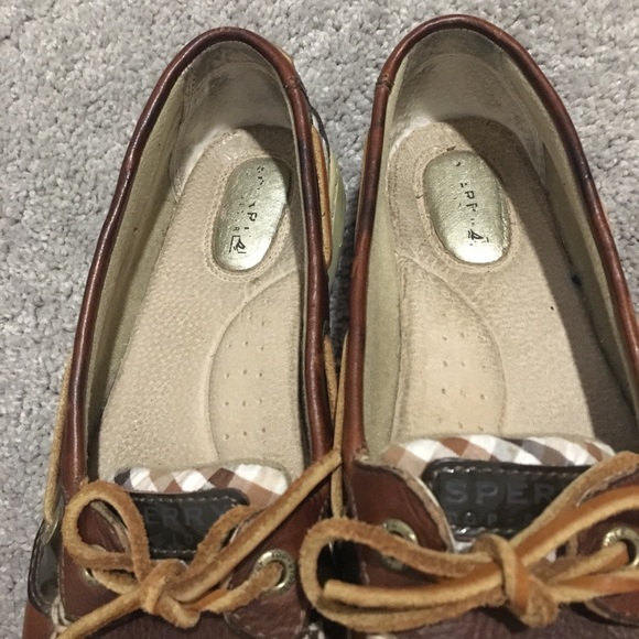 Sperry top sider women 6.5 m leather/fabric upper - Picture 3 of 8